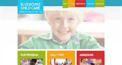 Desktop Screenshot of bluemoundchildcare.com